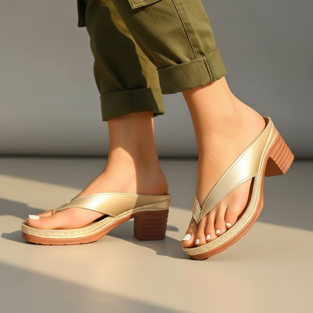 Vanessa Plattform Zehentrenner-Sandalen