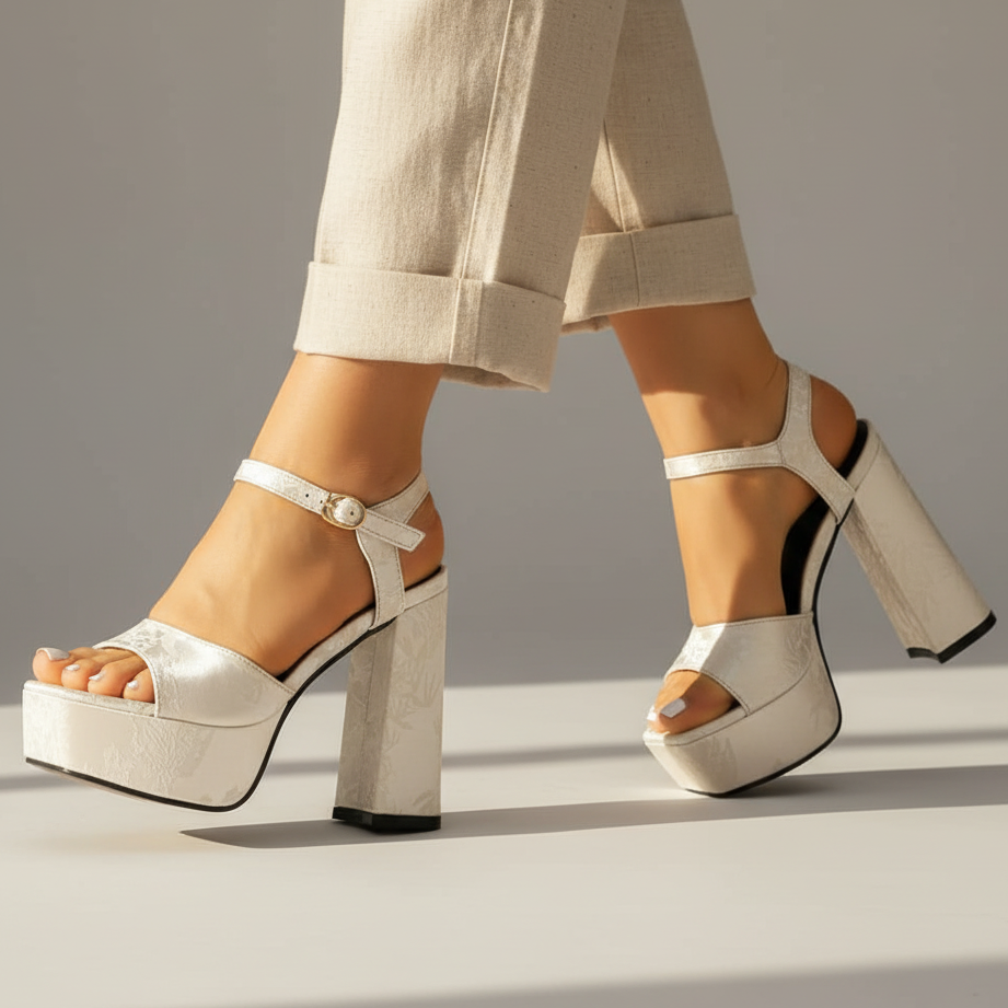 Quinn Quadrat Zehentrenner Sandalen