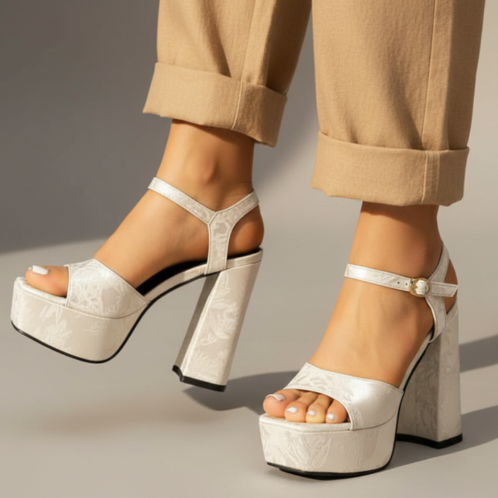 Quinn Quadrat Zehentrenner Sandalen