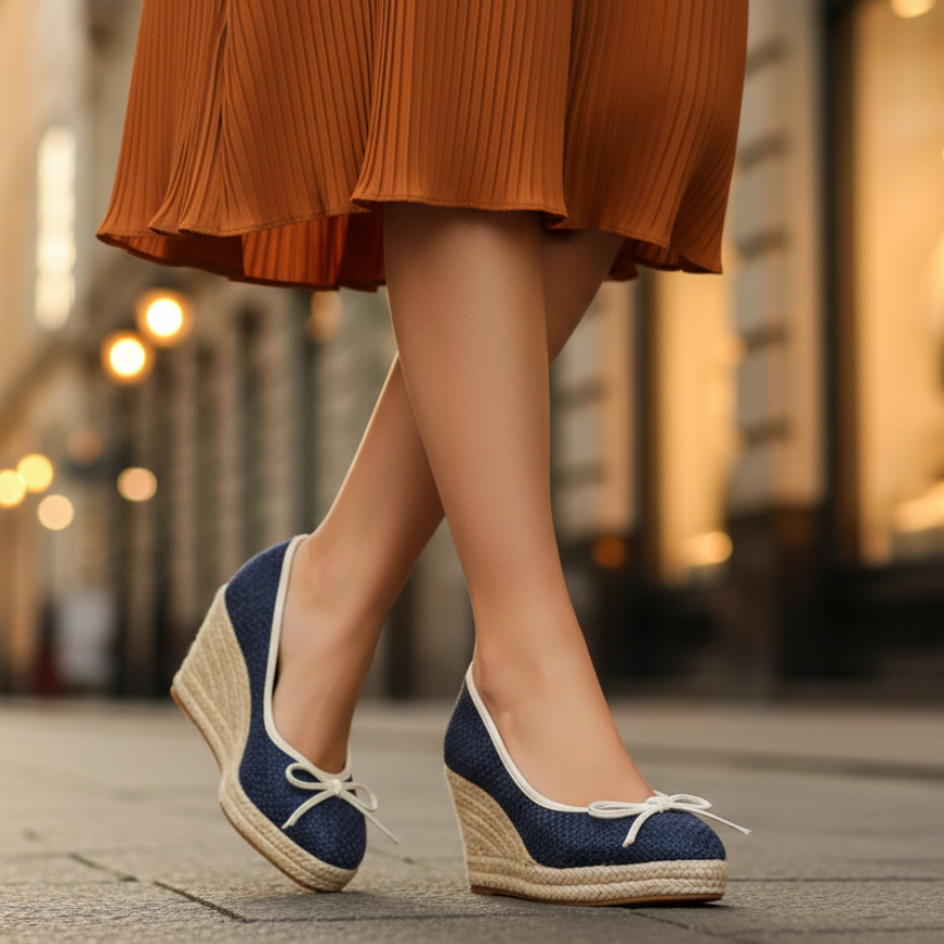 Taylor Slip-On Wedge Espadrille Flats