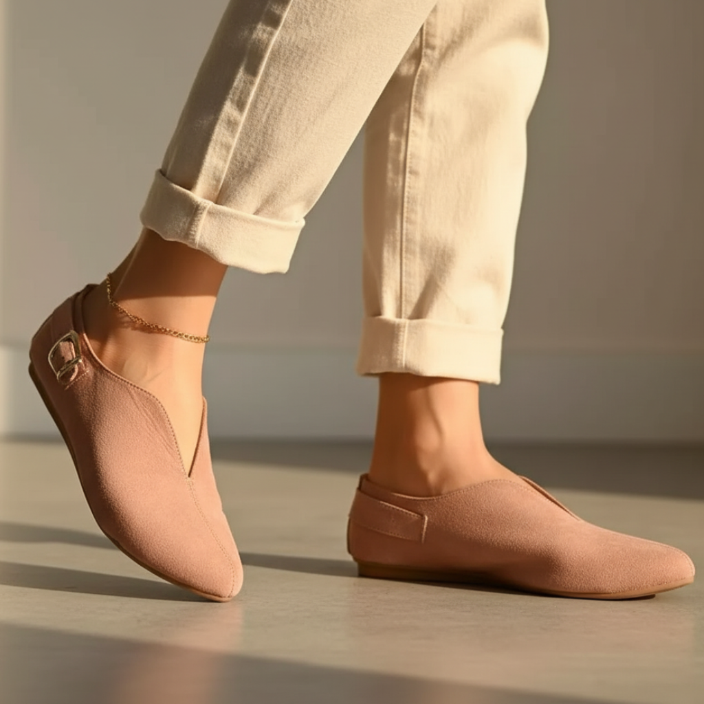 Katherine Spitz zulaufende Ballerinas" could be rewritten as "Katherine Pointed Toe Ballerinas.