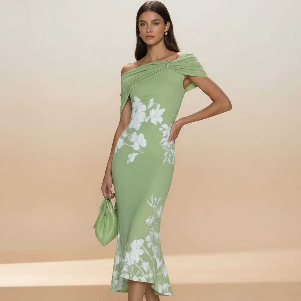 Vanessa Elegantes Midikleid
