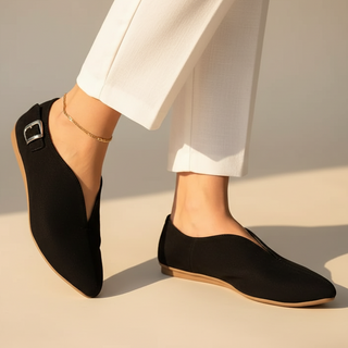 Katherine Spitz zulaufende Ballerinas" could be rewritten as "Katherine Pointed Toe Ballerinas.