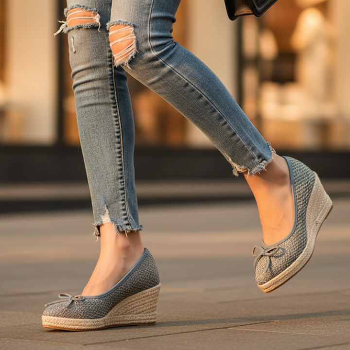 Taylor Slip-On Wedge Espadrille Flats