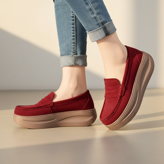 Rosalie Suede Platform Walking Shoes