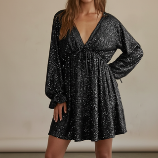 Abendkleid mit Pailletten von Morgan