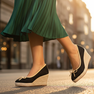 Taylor Slip-On Wedge Espadrille Flats
