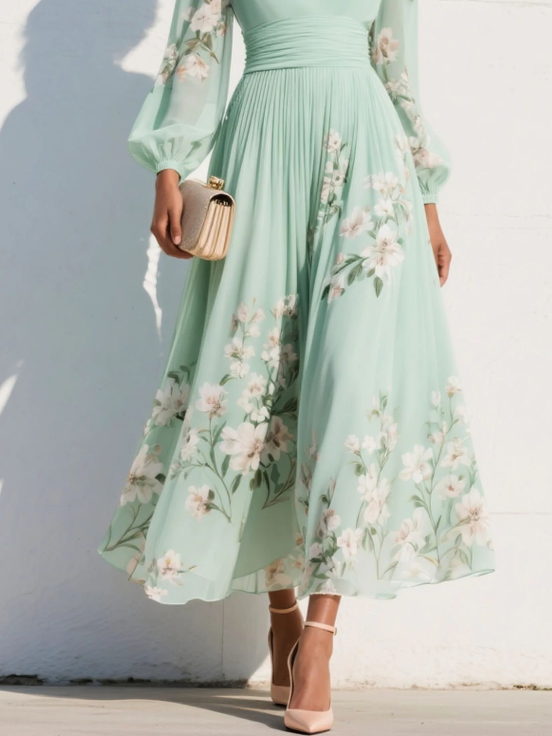 VENIRA | Blumige Midi