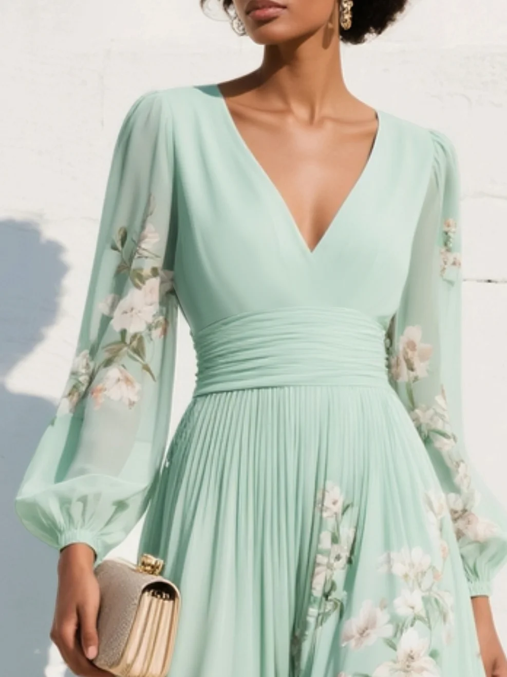 Odelia™ Floral Midi Kleid