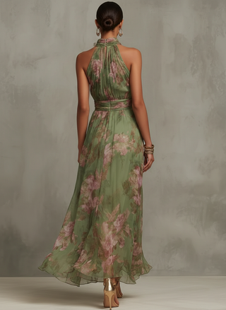 Livia - Elegantes Maxikleid mit Blumenmuster