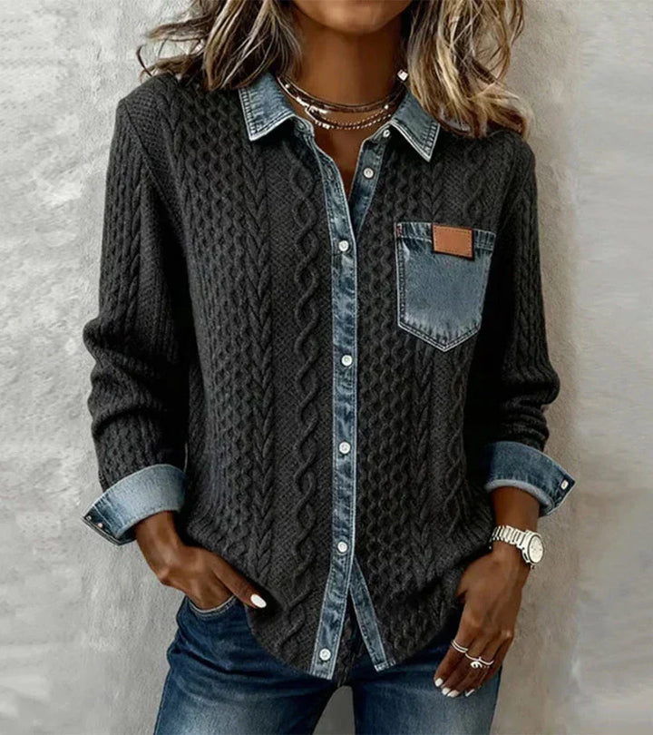 Sandra - Das Ideal Stricktop für Wärme, Stil und kompromisslosen Komfort