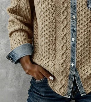 Sandra - Das Ideal Stricktop für Wärme, Stil und kompromisslosen Komfort