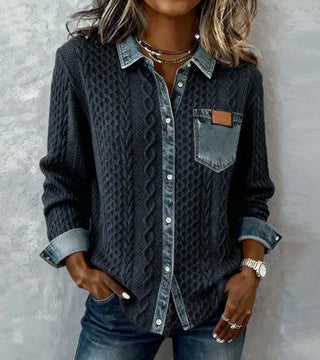 Sandra - Das Ideal Stricktop für Wärme, Stil und kompromisslosen Komfort