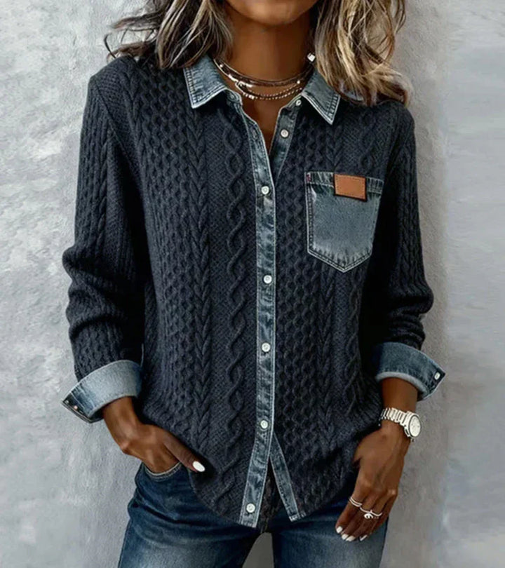 Sandra - Das Ideal Stricktop für Wärme, Stil und kompromisslosen Komfort