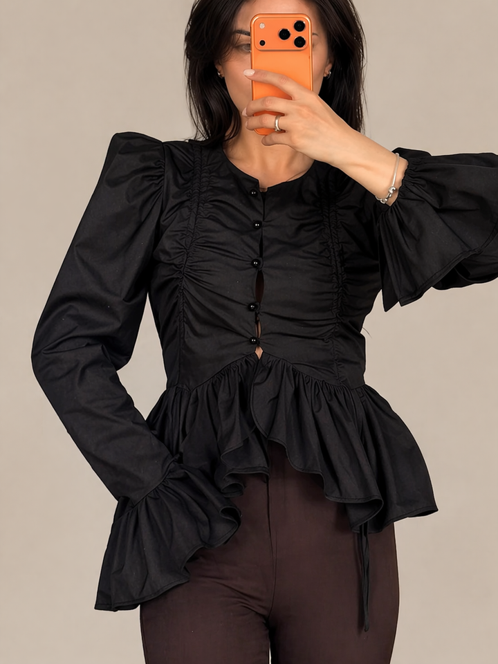 LIWIA | Bluse mit Rüschen