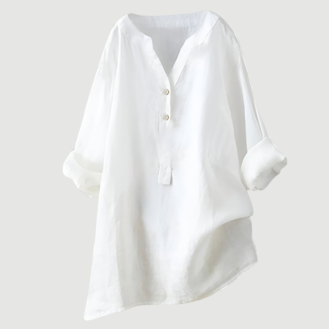 Evie | Leichte und bequeme Bluse mit Knopfverschluss