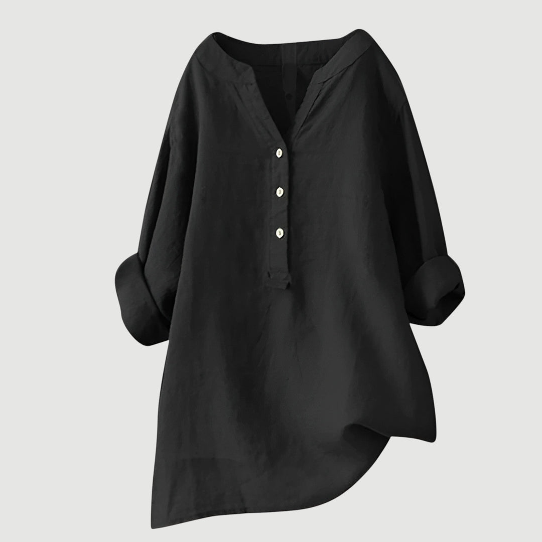 Evie | Leichte und bequeme Bluse mit Knopfverschluss