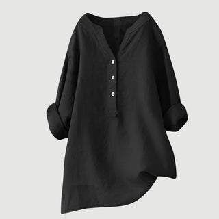 Evie | Leichte und bequeme Bluse mit Knopfverschluss