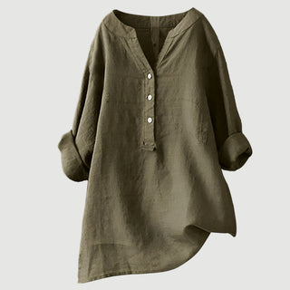 Evie | Leichte und bequeme Bluse mit Knopfverschluss