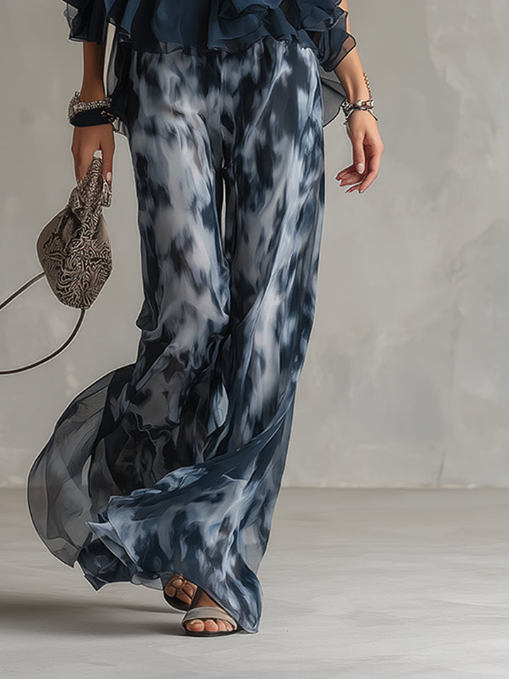 Elsa | Elegantes fließendem Top und weitem Hosen