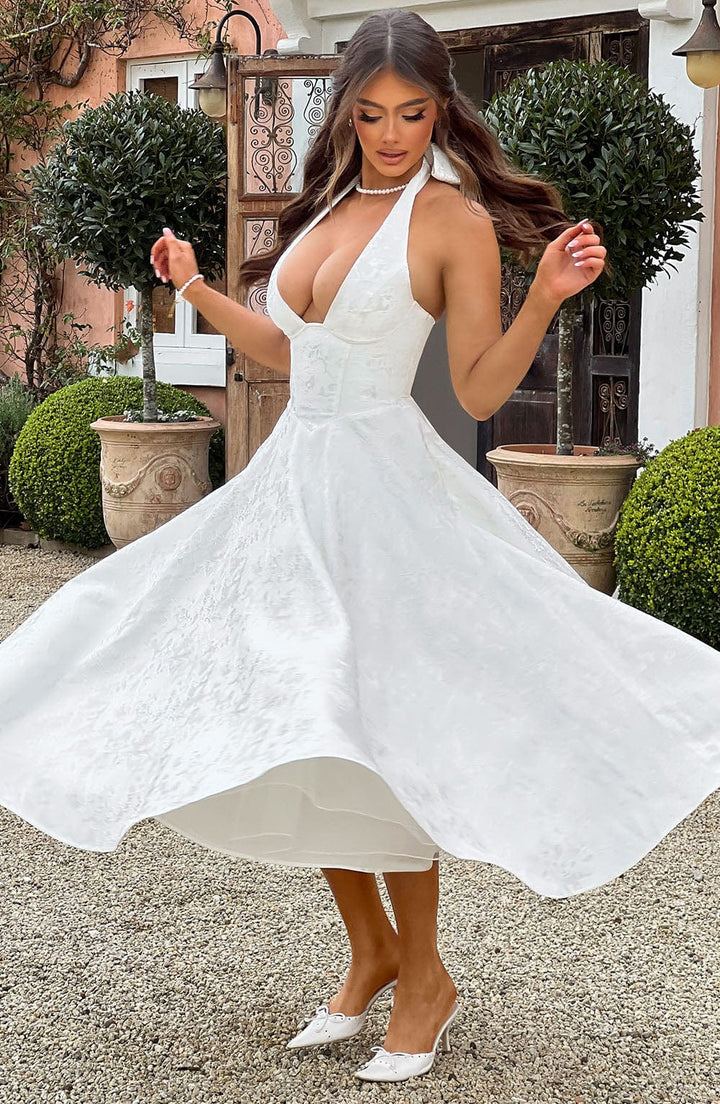 Bruna Midi Kleid für Hochzeitsgäste