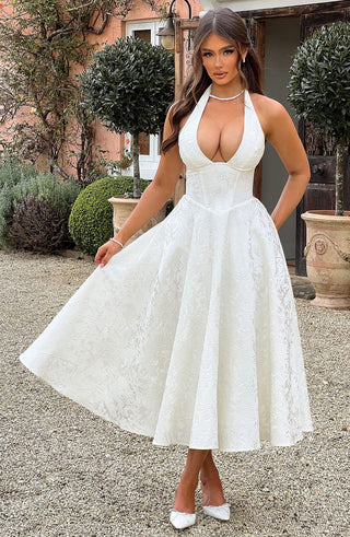 Bruna Midi Kleid für Hochzeitsgäste