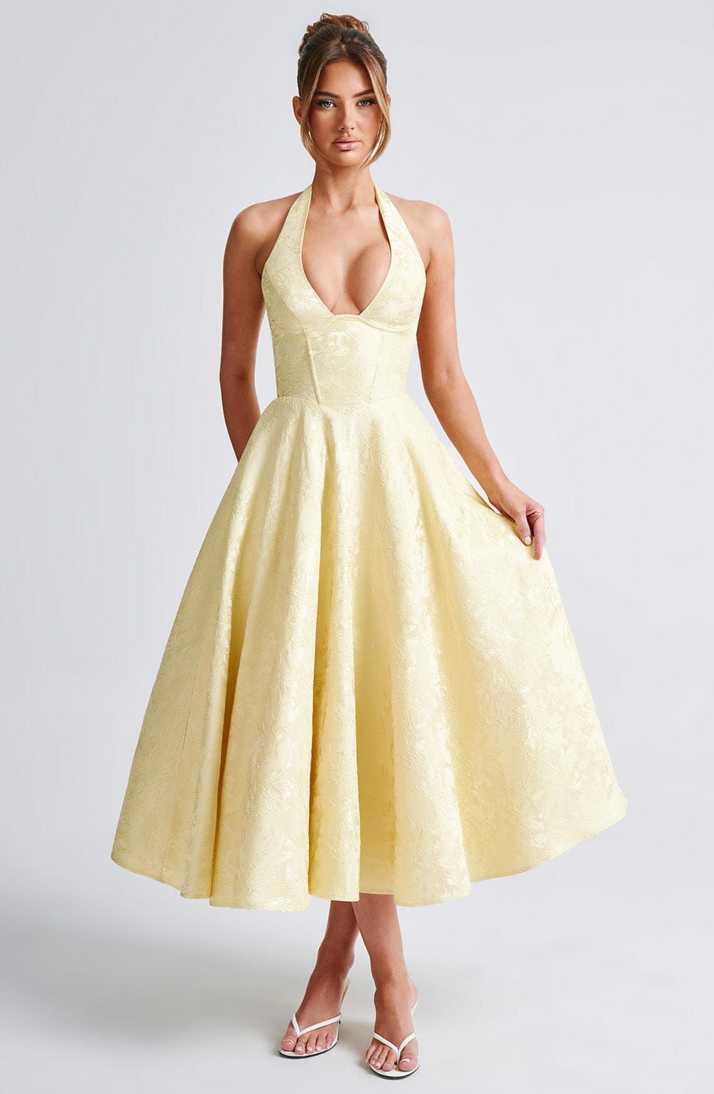 Bruna Midi Kleid für Hochzeitsgäste