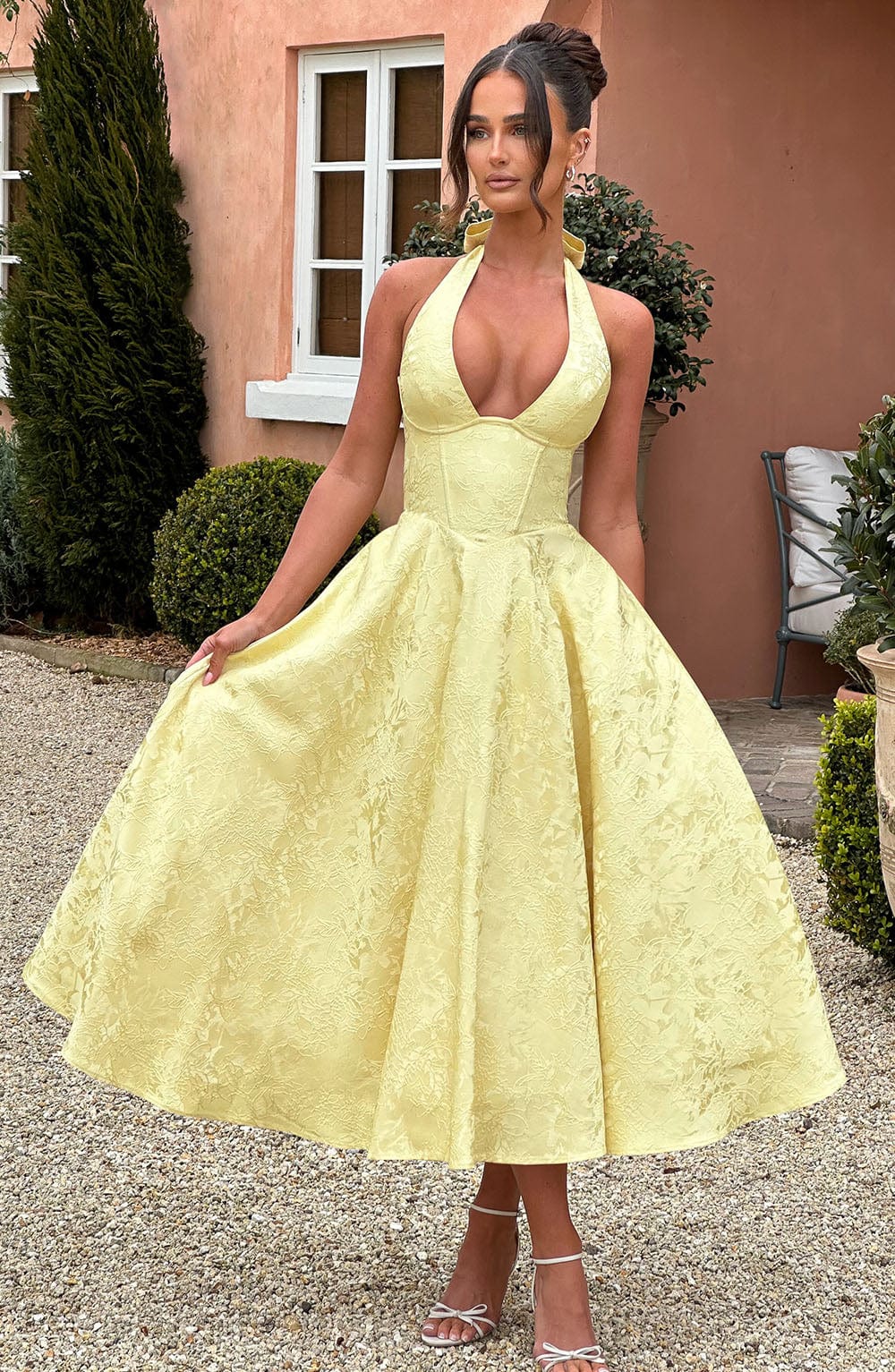 Bruna Midi Kleid für Hochzeitsgäste