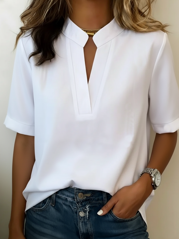 Carla | Elegante Bluse mit V-Ausschnitt