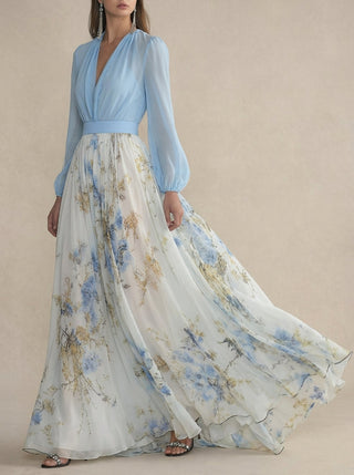 Vera | Maxikleid mit Blumenmuster