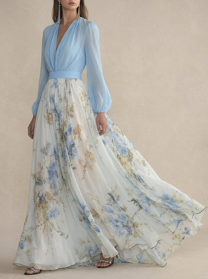 Vera | Maxikleid mit Blumenmuster
