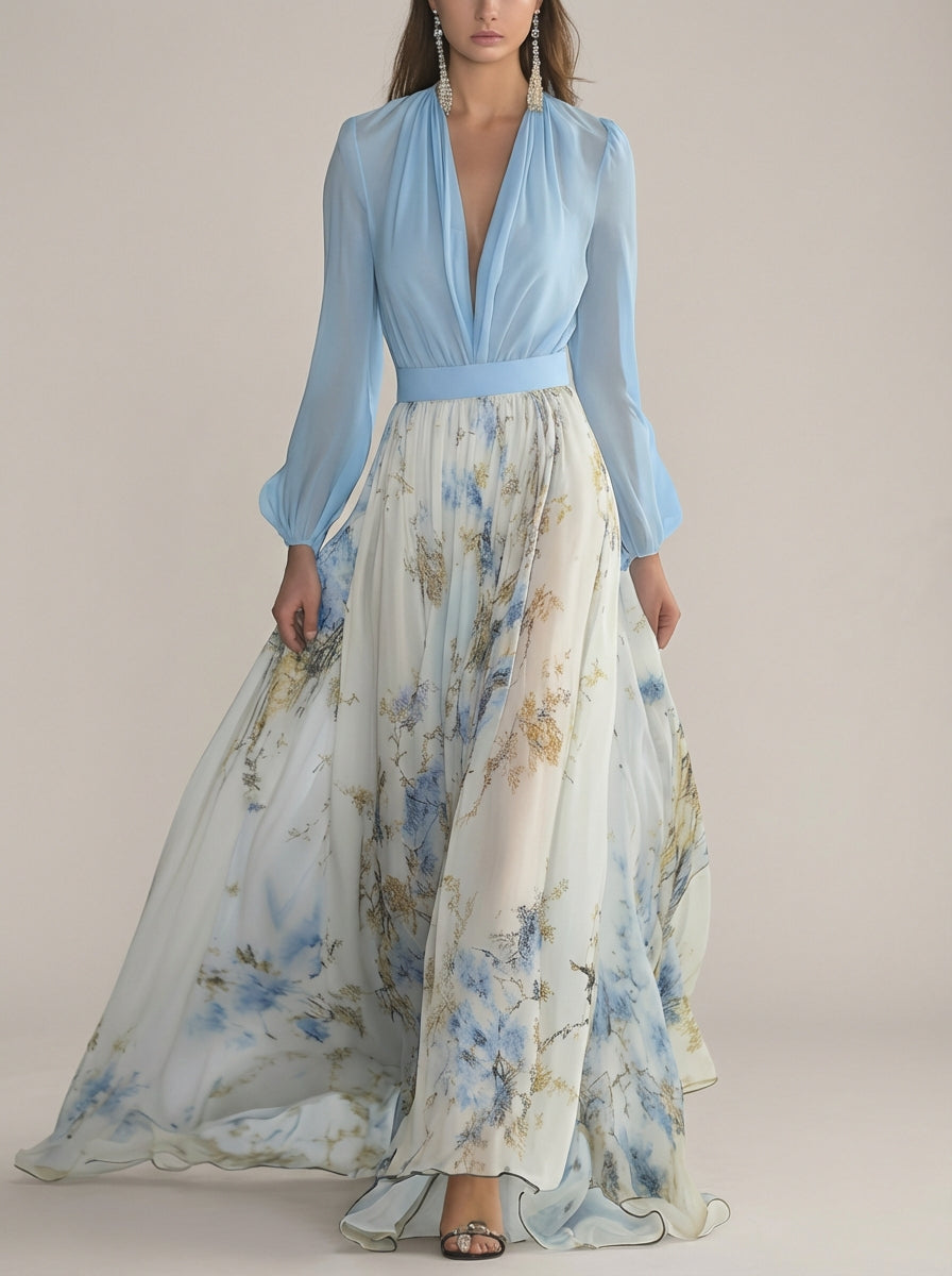 Vera | Maxikleid mit Blumenmuster
