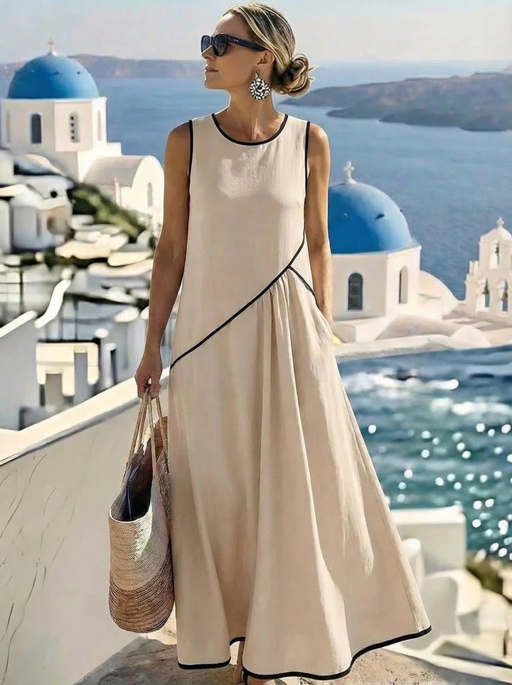 Alina - Gestreiftes Sommerkleid