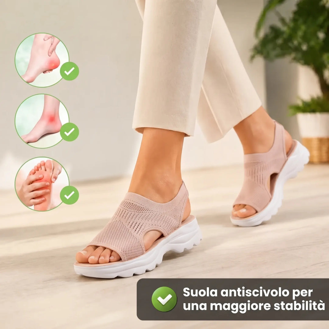 Hannah | Rutschfeste Orthopädische Sandalen
