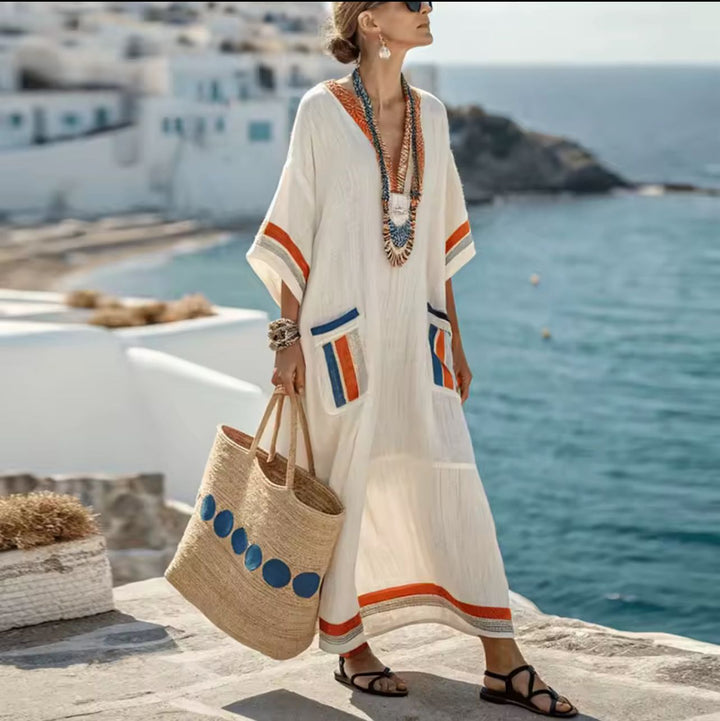 Anouk - Elegantes Maxikleid für einen Stilvollen Sommerlook