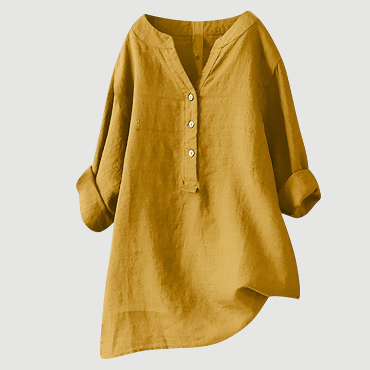 Evie | Leichte und bequeme Bluse mit Knopfverschluss